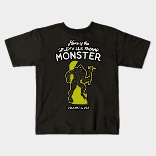 Home of the Selbyville Swamp Monster - Delaware, USA Cryptid Kids T-Shirt